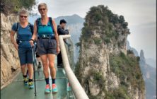 Day 13, Yuntai Shan, glass plank