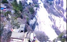 Day 16, Huashan, going up dragon back ridge